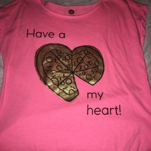 have a pizza my heart shirt in kids